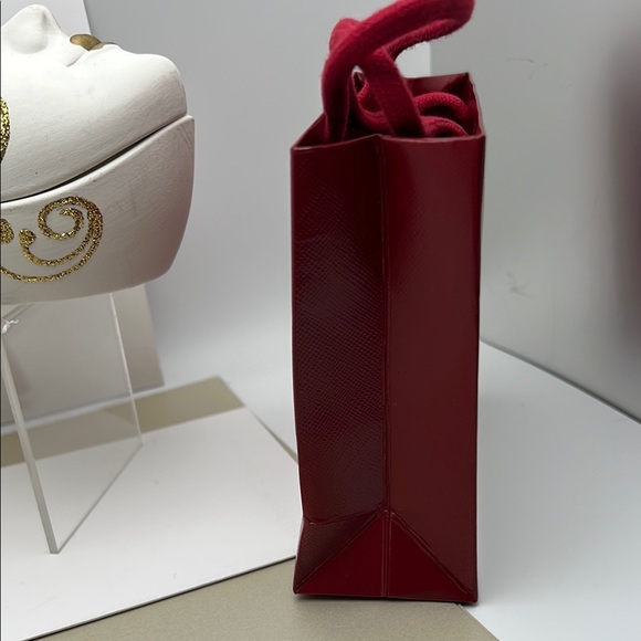 Cartier Red Shopping Bag 4.75” H x 5.5” W x 2” D - Picture 5 of 7